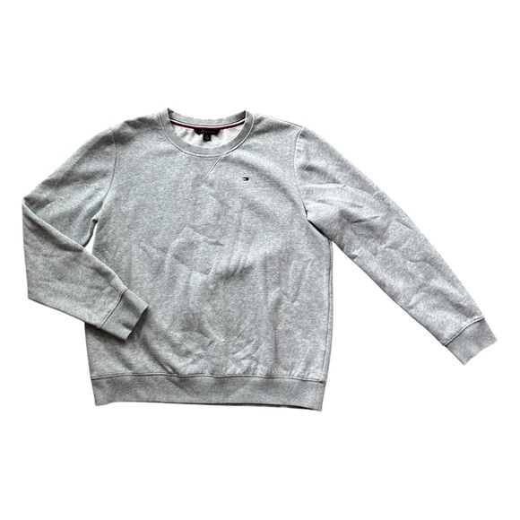 Tommy Hilfiger Gray Pullover Crewneck | Size Medium - Picture 2 of 4